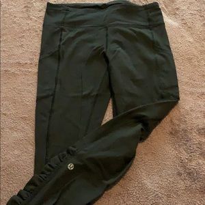 Full length black Lulu leggings